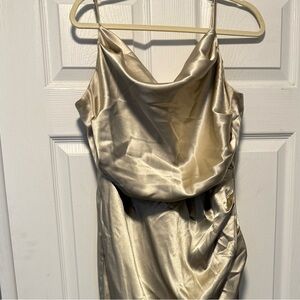 Birdy Grey Satin Champagne Dress